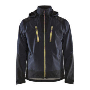 Blaklader Softshell Jack 4749-2513 Donkerblauw/Geel (8635) maat L (Nog 1 op voorraad)(Prijs excl. BTW)
