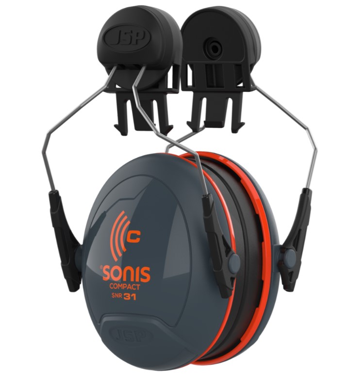 JSP gehoorkap Sonis® compacte tbv helm AEB030-0CY-000, 31 dB SNR (Prijs excl. BTW)