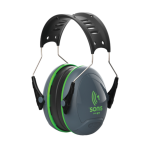 JSP Gehoorkap Sonis®1 Adjustable Ear Defenders AEB010-0AY-800 27dB SNR - Grijs/Groen (Prijs excl. BTW)