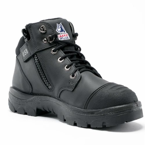 Steel Blue Werkschoenen Hoog Parkes Zip Scuff S3 392658 - Afbeelding 2